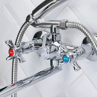 Смеситель для ванны с душем BOOU BA5333-4-B723-C018 хром